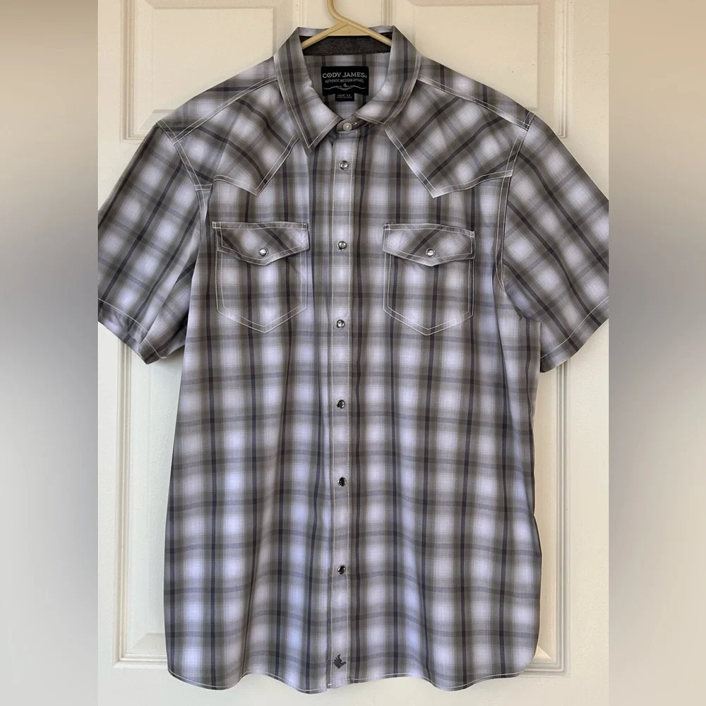 Cody James‎ Western Style Pearl Snap Shirt XL - Picture 1 of 11